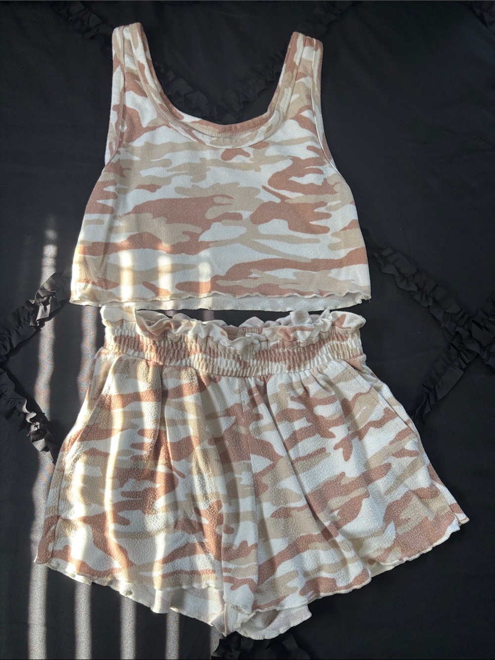 2 piece shorts pajama set